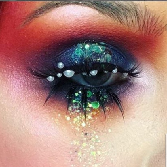 🌟HPx2🌟💙🌟🧚♀️ METEOR Medusa Makeup Glitter Pot NWT - Picture 6 of 8